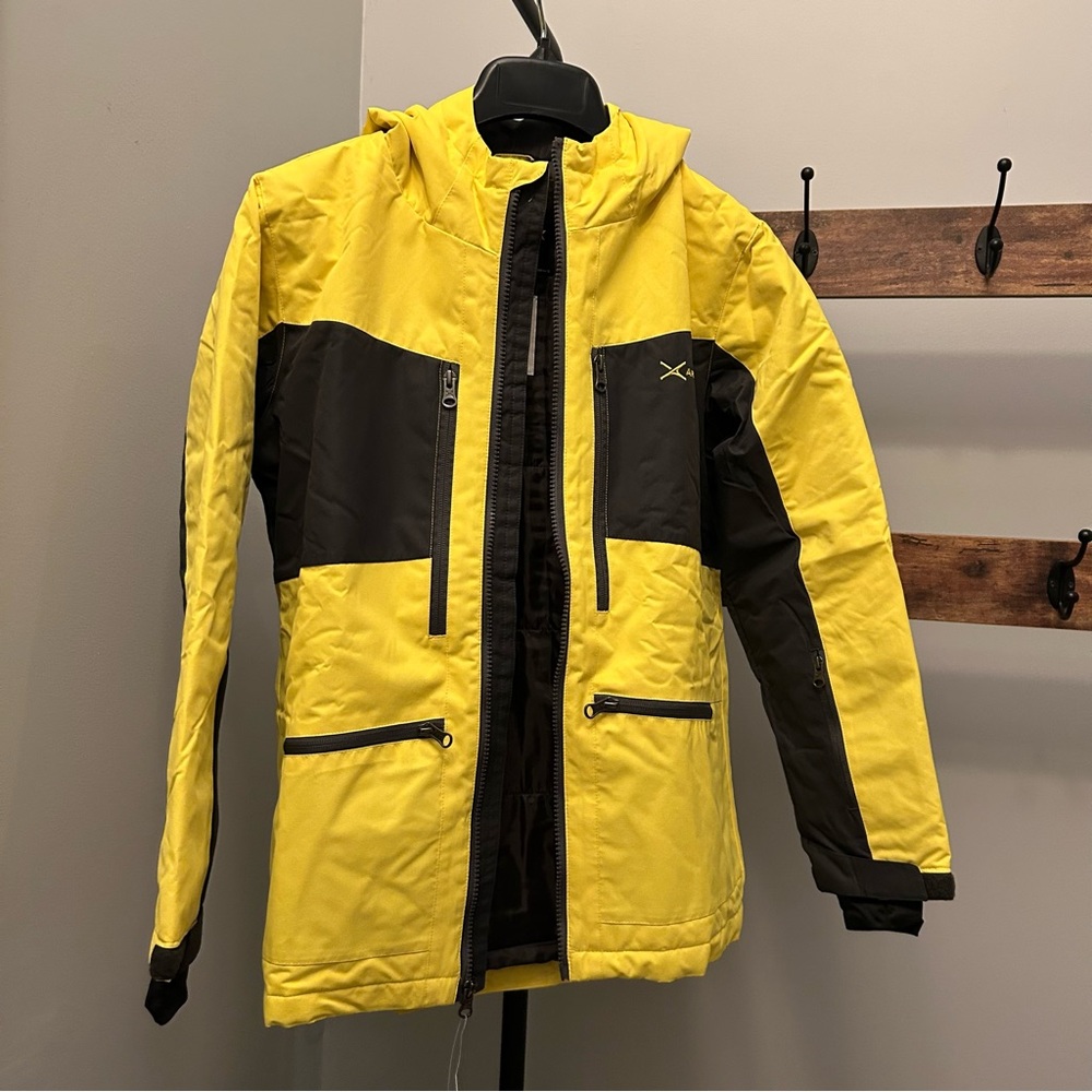 Arctix Kids' x-tra Insulated cold weather gear water repellant yellow jacket L